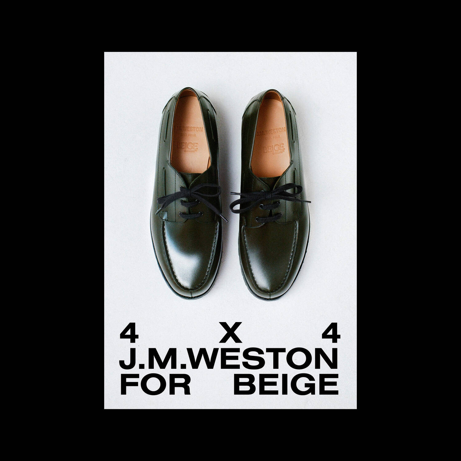 poster design for beige habilleur × j.m. weston campaign - eschenlauer sinic